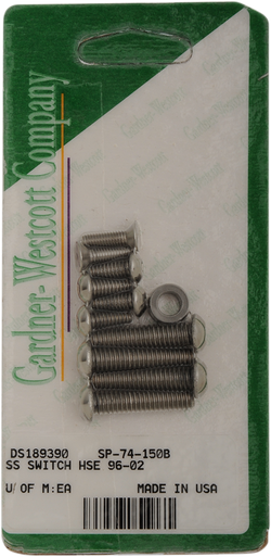 GARDNER-WESTCOTT Stainless Steel Switch House SP-74-150B
