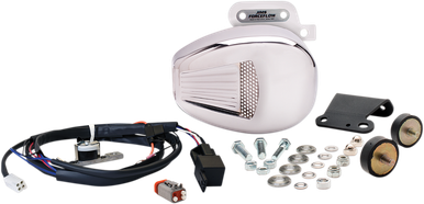 Jims Chrome ForceFlow Head Cooler for 2017-2022 Harley Touring Models 5469
