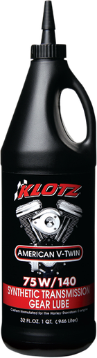 KLOTZ OIL Big Twin Synthetic Transmission Lube - 1 U.S. quart KH-GL140
