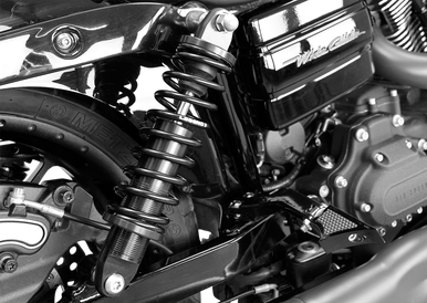 Legend Suspension Revo Coil Suspension 12 inch Black Standard Duty 1991-2017 Harley-Davidson FXD 1310-0942