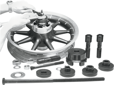 JIMS Sealed Wheel Bearing Remover and Installer Kit for 2000-2017 Harley-Davidson Models 939