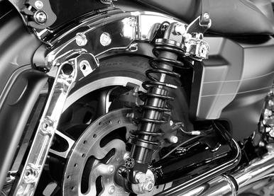 Legend Suspension REVO-A Shocks 12" HD Black for Harley-Davidson FL Touring 1999-2025 1310-0960
