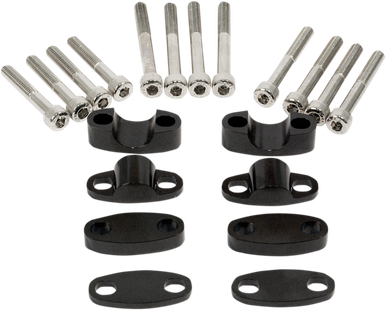 EMGO Riser Kit - 7/8" - Black 23-09371