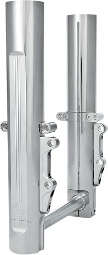 PERFORMANCE MACHINE (PM) Lower Fork Leg Kit - Dual Disc - Chrome - '14-'20 FL 0208-2096-CH