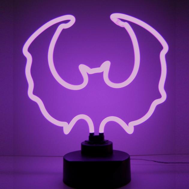 Neonetics Neon Sculptures, Purple Bat Neon Sculpture