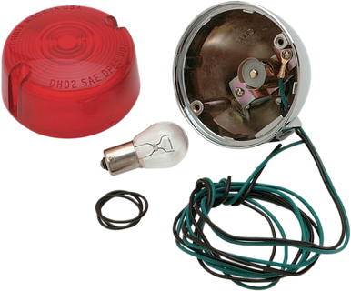 CHRIS PRODUCTS Rear Turn Signal Assembly - Red - Single Filament 8407R