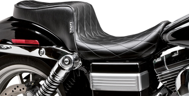 Le Pera Cherokee Diamond Stitch Seat for Harley Dyna Wide Glide 1996-2003 LN-023DM