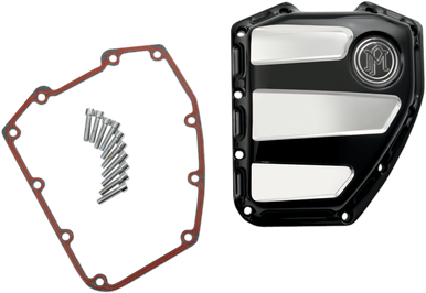 PERFORMANCE MACHINE (PM) Cam Cover - Scalloped Platinum Cut - Twin Cam 0177-2020-BMP