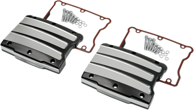 PERFORMANCE MACHINE (PM) Rocker Cover Box - Scalloped - Platinum Cut - Twin Cam 0177-2021-BMP