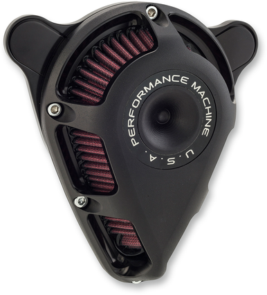 PERFORMANCE MACHINE (PM) Jet Air Cleaner - Black OpsƒÂ¢¢â‚¬Å¾‚¢ - XL 0206-2114-SMB