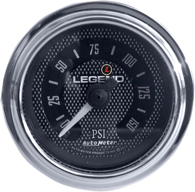 Legend Suspension Fairing Mounted LED Backlit PSI Gauge for 2007-2013 Harley-Davidson Road King Classic 2212-0494