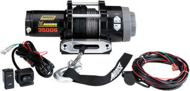 MOOSE UTILITY 3500 LB Winch - Synthetic Rope 104309