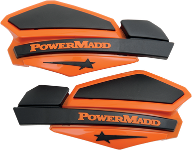 PowerMadd Cobra Handguards Orange/Black 34205
