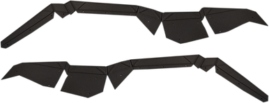Powermadd Fender Flare Extension Kit Rear 2009-2014 Polaris RZR S 800 62002