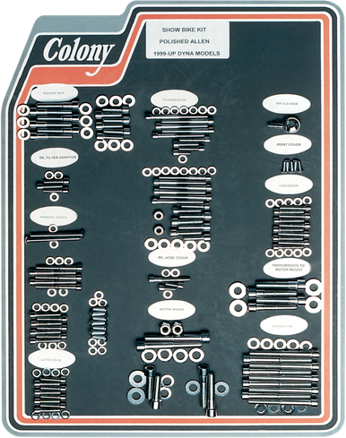 COLONY Motor Transmission - Polished - '00-'05 Dyna 1000P