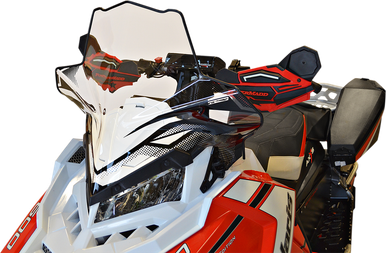 PowerMadd Cobra Windshield Mid 18.5" for Polaris 600 PRO-RMK 2017-2019 11630