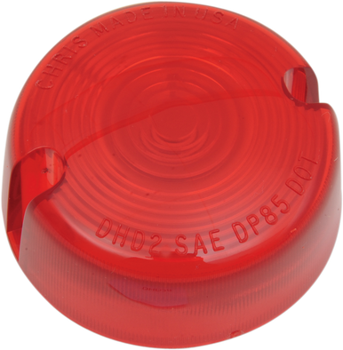 CHRIS PRODUCTS Rear Turn Signal Lens - Red - '86-'99 FX DHD2R