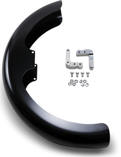 KLOCK WERKS Wrapper Fender Kit - w/ Raw Blocks - Steel - 19" KW05-06-0002-R