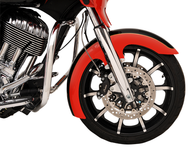 KLOCK WERKS Slicer Front Fender - Black - Steel - 16"-19" KW05-01-0460