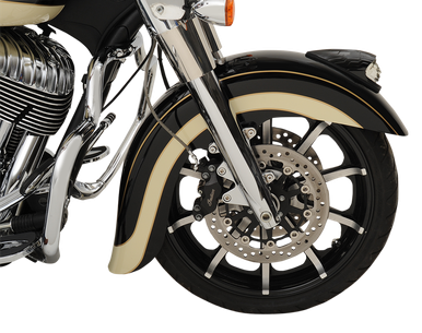 KLOCK WERKS Front Fender - Steel - Indian/Chief - 16"-19" KW05-01-0400