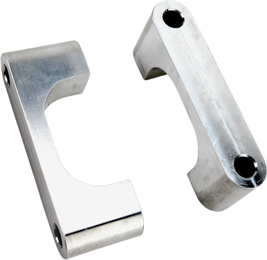 KLOCK WERKS Hugger Front Fender Mounting Blocks - For 21" Wheels - Satin KW05-02-0106-R