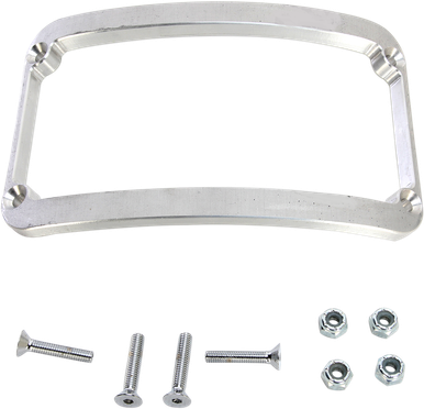 KLOCK WERKS License Plate Frame - Raw KW05-01-0082-R