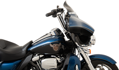 KLOCK WERKS Windshield - 6.5" - Black - FLHT '14+ KW050102002014