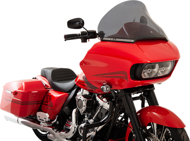 KLOCK WERKS Flare Windshield - Dark Smoke - 15" - FLTR KW05-01-0315