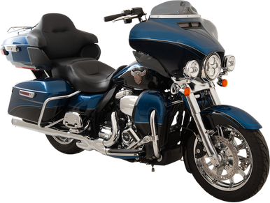 KLOCK WERKS Windshield - 4" - Dark Smoke - FLH '14+ KW05-01-0405