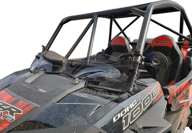 KLOCK WERKS Flare Windshield - Dark Smoke - RZR KW05-01-0529-DS