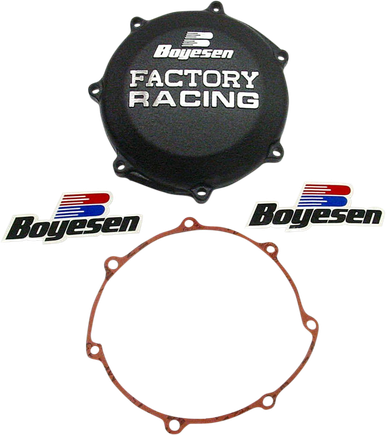 BOYESEN Clutch Cover - Black - YZ/WR250F CC-37B
