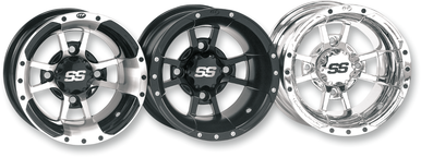 ITP SS Alloy SS112 Sport Wheel - Front - Black - 10x5 - 4/144 - 3+2 1028334536B