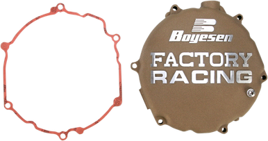 BOYESEN Clutch Cover - Gold - KX250 CC-12CM