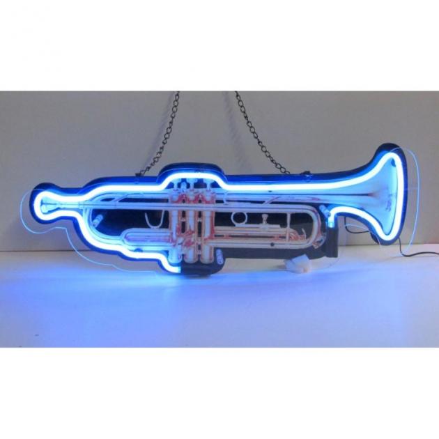 Neonetics Standard Size Neon Signs, Trumpet Shaped Neon Sign