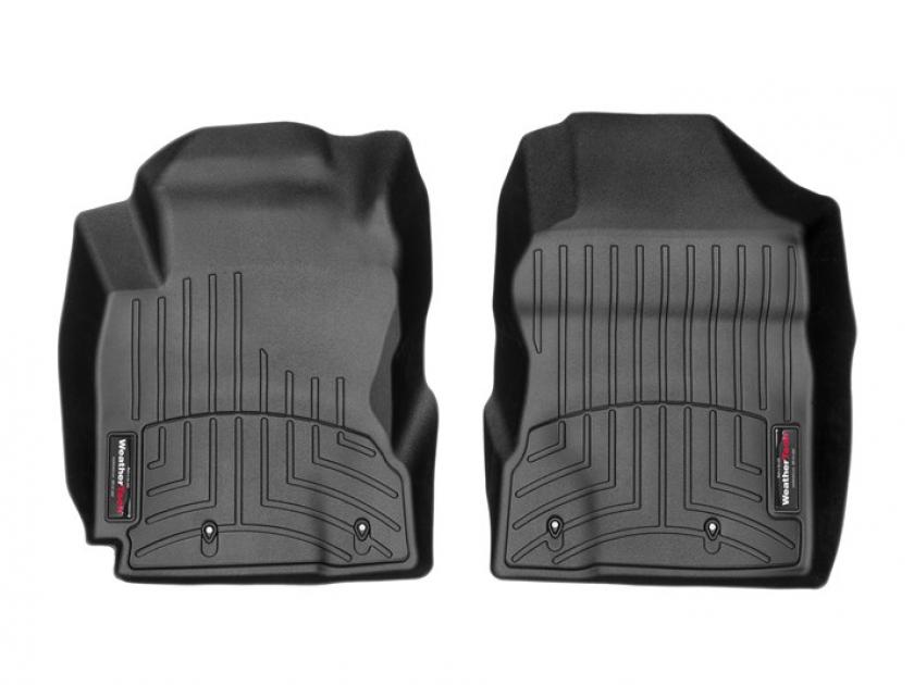 Weathertech 4411951, Floor Liner, DigitalFit (R), Molded Fit, Raised Channels With A Lower Reservoir, Black, High-Density Tri-Extruded Material, 2 Piece