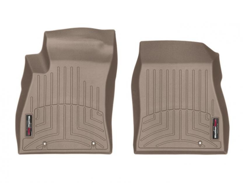 Weathertech 4512791, Floor Liner, DigitalFit (R), Molded Fit, Raised Channels With A Lower Reservoir, Tan, High-Density Tri-Extruded Material, 2 Piece