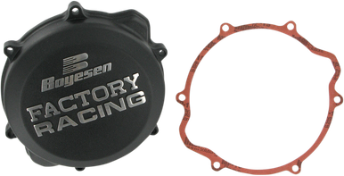 BOYESEN Clutch Cover - Black - CRF450 CC-06XB