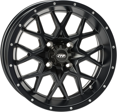 ITP Hurricane Wheel - Front/Rear - Black - 15x7 - 4/156 - 4+3 1528644536B