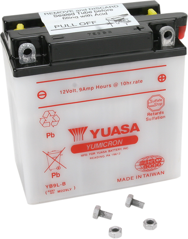 YUASA Battery - YB9L-B YUAM229LY