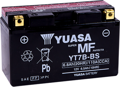 YUASA AGM Battery - YT7B-BS .30 L YUAM62T7B