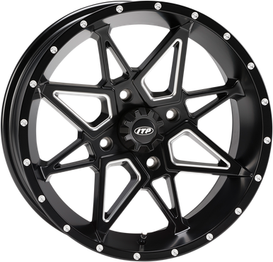ITP Tornado Wheel - Front/Rear - Black - 14x7 - 4/137 - 5+2 1421951727B