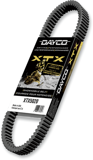Dayco XTX5033 Snowmobile Drive Belt for Yamaha FX Nytro XTX 2009-2013