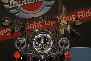 CUSTOM DYNAMICS 7" TruBEAM‚Â Headlamp - Black - Chieftain CDTB-7-IF-B