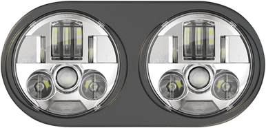 CUSTOM DYNAMICS ProBeam‚Â LED Headlamps - FLTR - Chrome PB-RG13-C