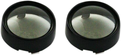 CUSTOM DYNAMICS Bullet Signal Lenses - Black/Smoke PB-B-BEZ-BS