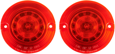 CUSTOM DYNAMICS Flat Signal Insert - 1157 - Red PB-R-1157-T