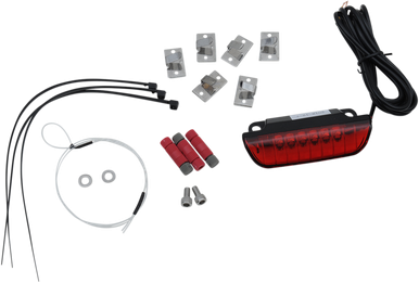 CUSTOM DYNAMICS Luggage Rack Light Bar - Red CD-LR-06-R