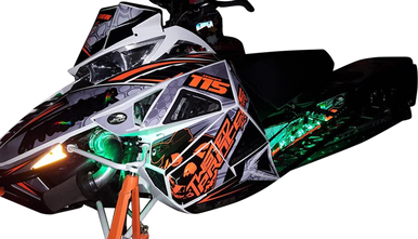 CUSTOM DYNAMICS Snowmobile LED Running Board Kit MWZ-OR-SNOW-01