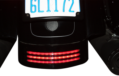 CUSTOM DYNAMICS TriBar LED Light - Red PB-TRI-4-RED