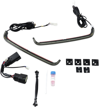 CUSTOM DYNAMICS Saddlebag Lights - '09-'13 Smoked Lens CD-LP-SS8-S
